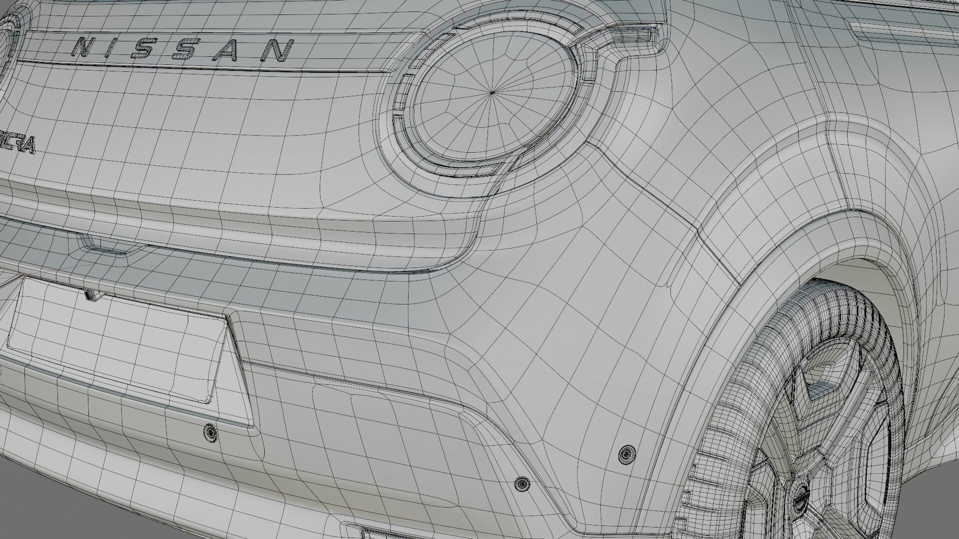 Nissan Micra EV 2026 with interior 3D model_34