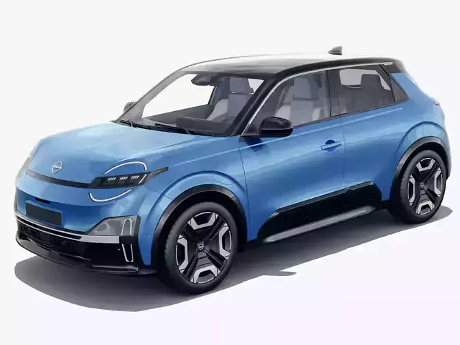 Nissan Micra EV 2026 with interior