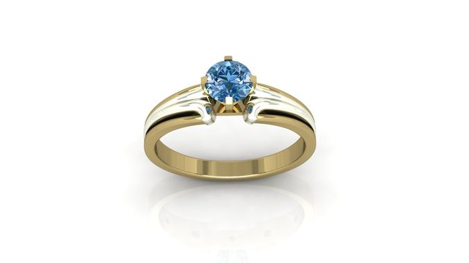 Engagement ring  3D print model