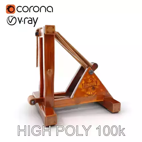 Medieval Catapult Wooden Model Pack