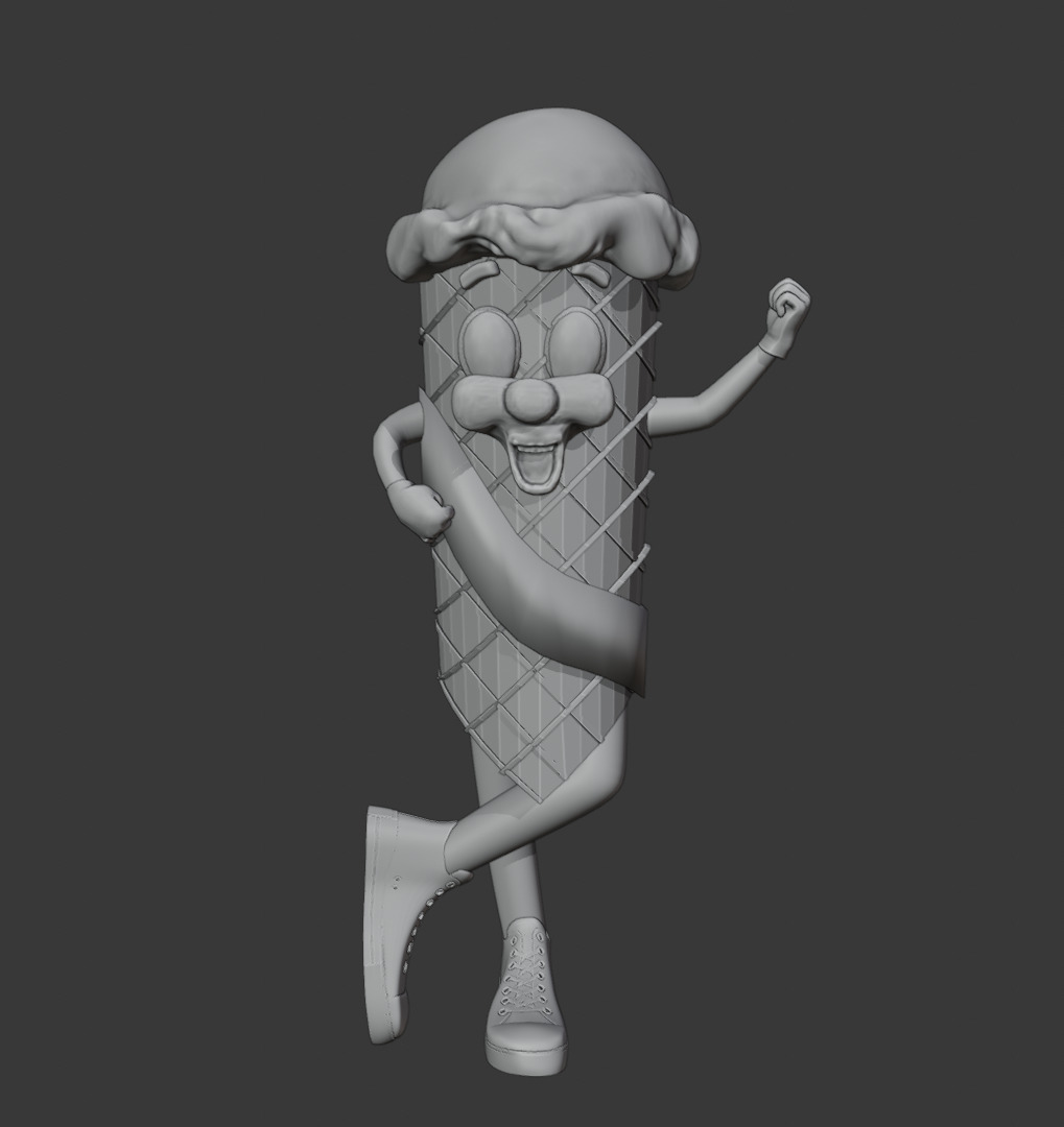 Ice Cream  3D Print Model 3D print model_1