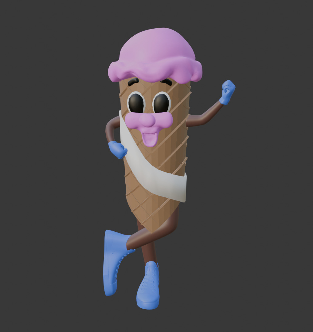 Ice Cream  3D Print Model 3D print model_6
