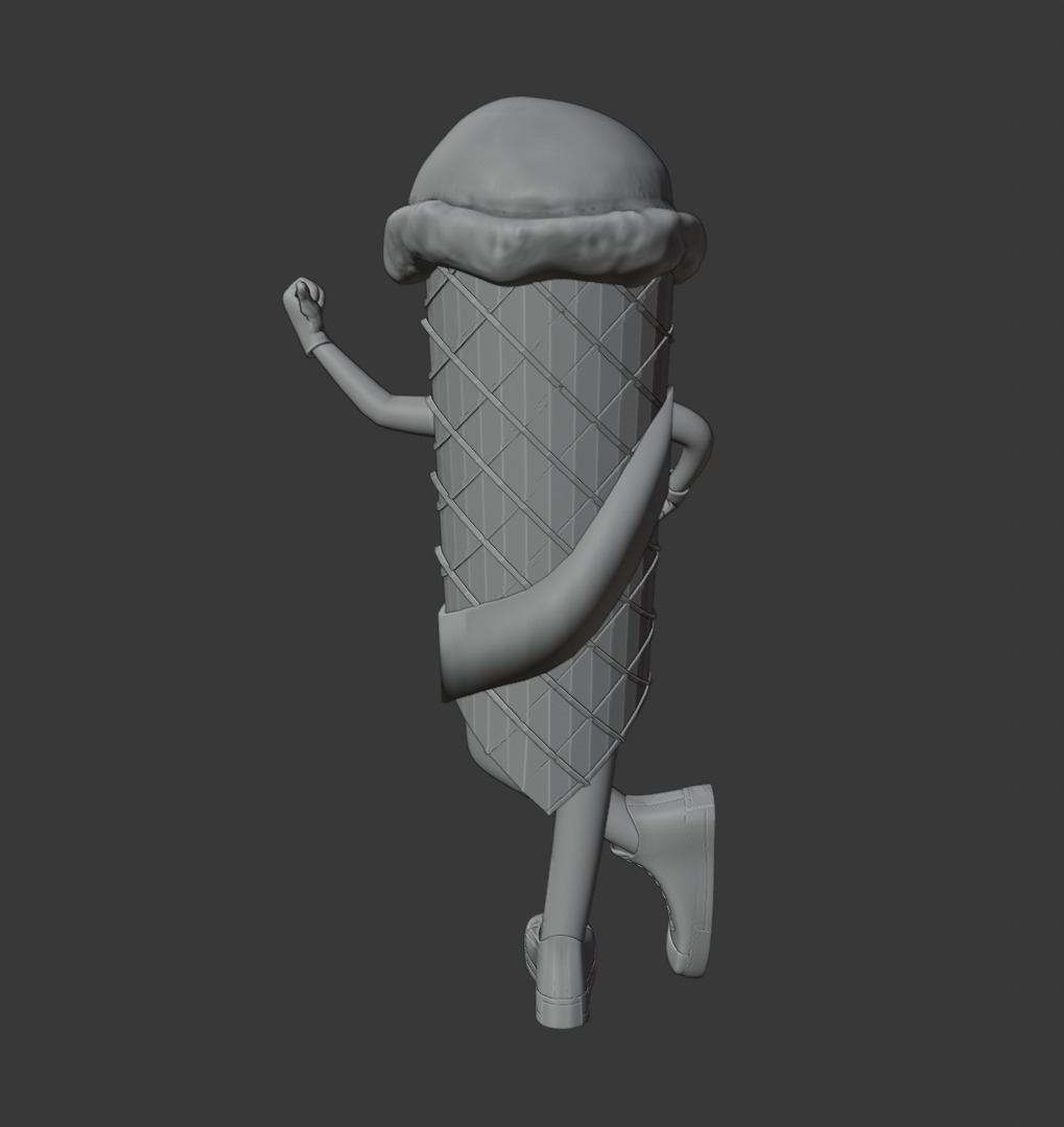 Ice Cream  3D Print Model 3D print model_3