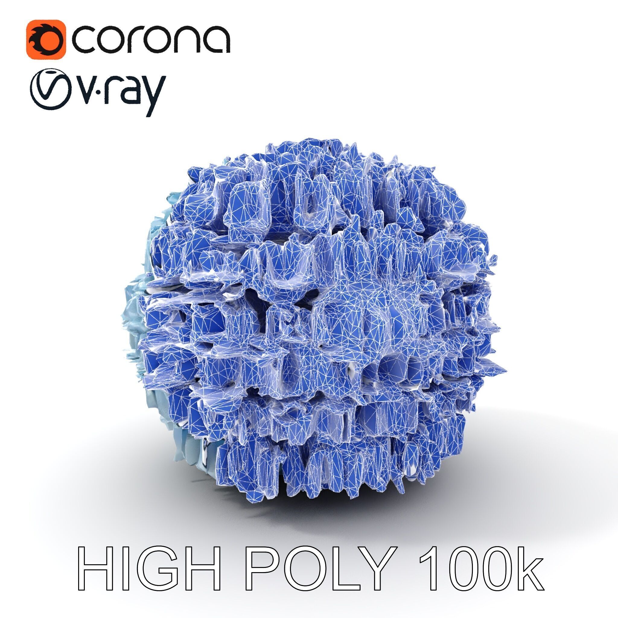 Hydrangea Flower Model Pack Low-poly 3D model_4