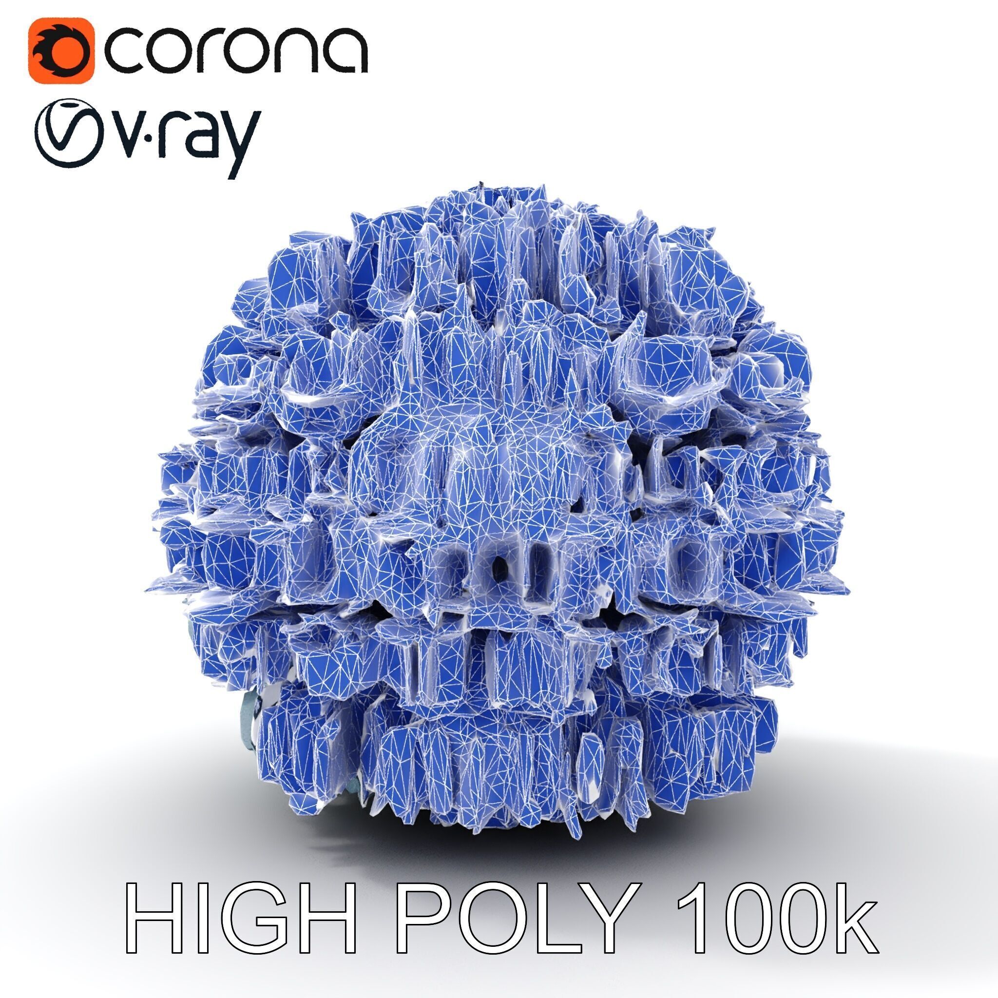 Hydrangea Flower Model Pack Low-poly 3D model_27