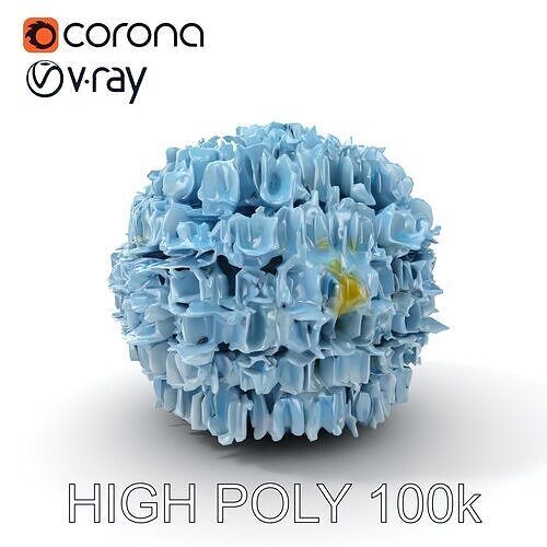 Hydrangea Flower Model Pack Low-poly 3D model