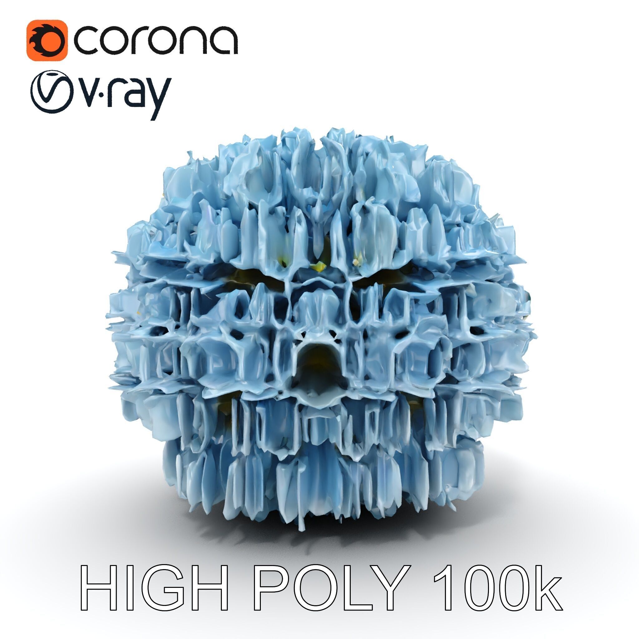 Hydrangea Flower Model Pack Low-poly 3D model_26