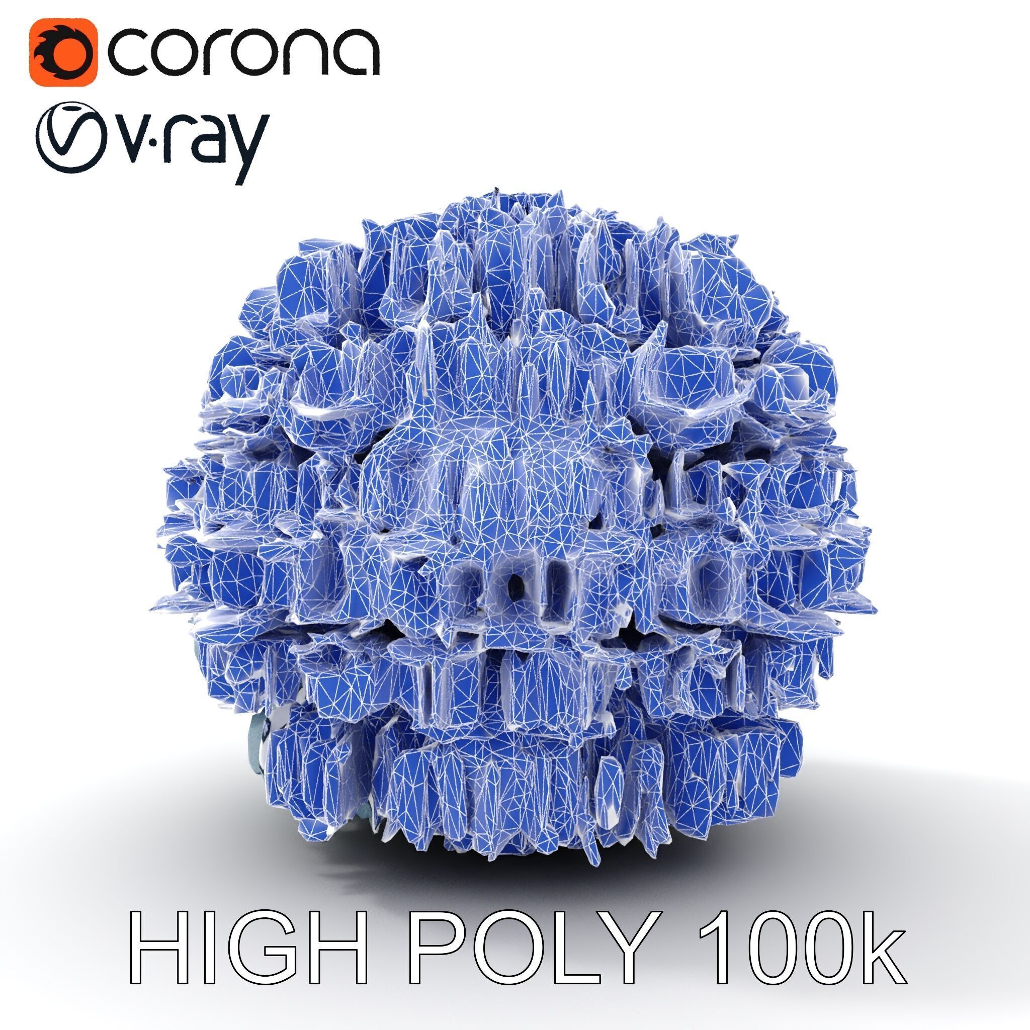 Hydrangea Flower Model Pack Low-poly 3D model_32