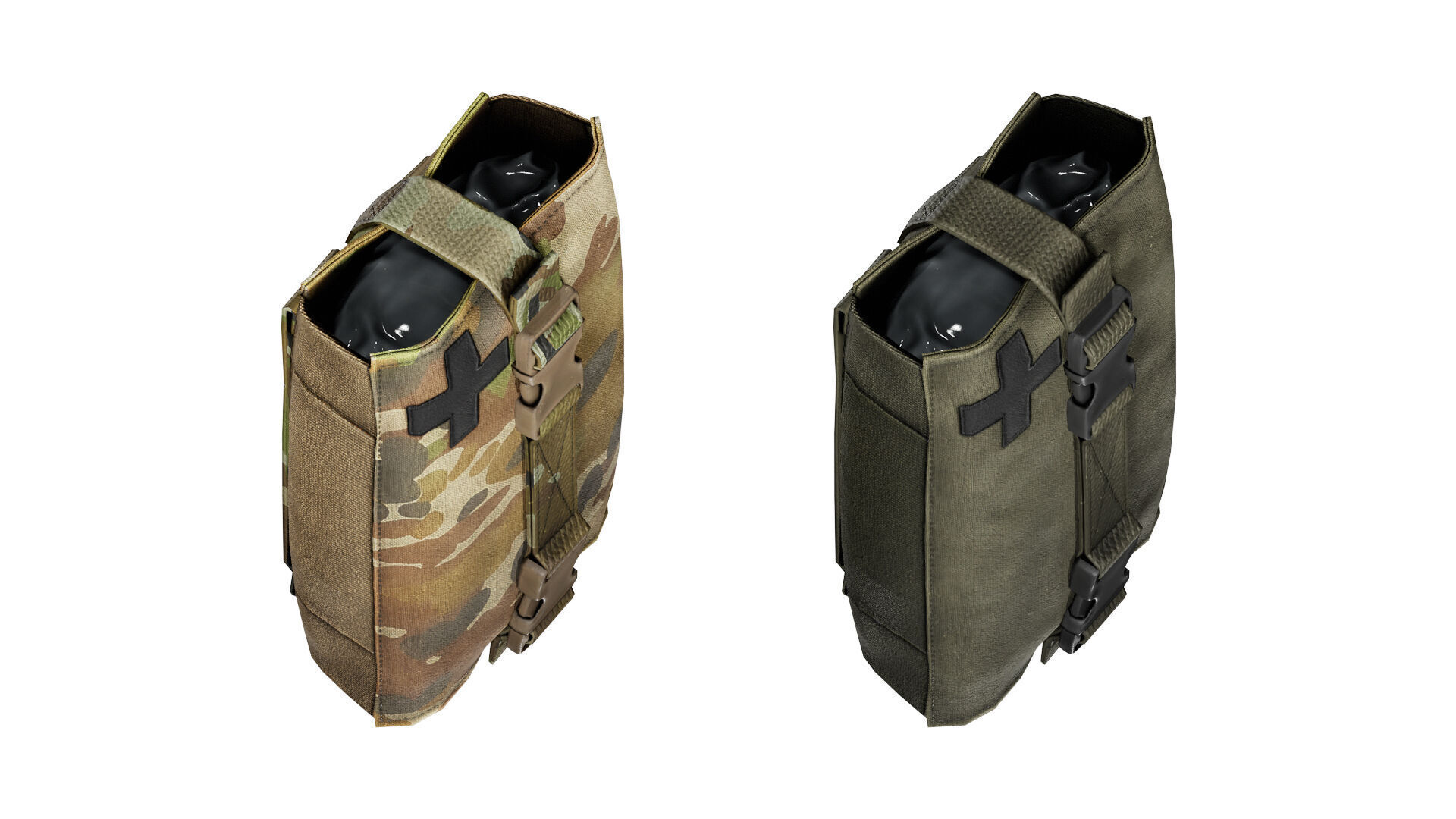 ADA TBAS IFAK FIRST AID POUCH Low-poly 3D model_1