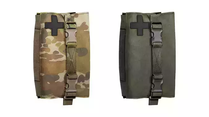 ADA TBAS IFAK FIRST AID POUCH Low-poly 3D model