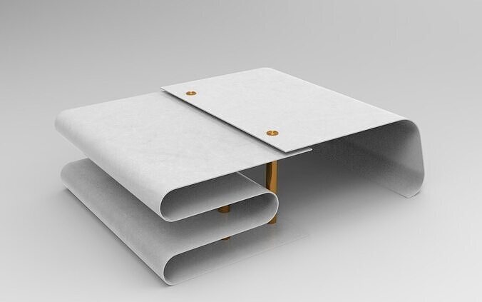Hatty Side Table Low-poly 3D model