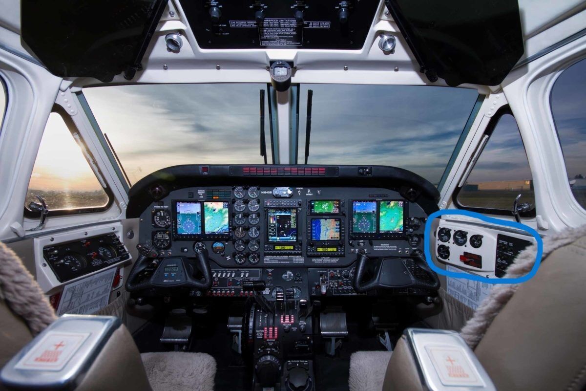 Side panel of the King Air C90 3D print model_1