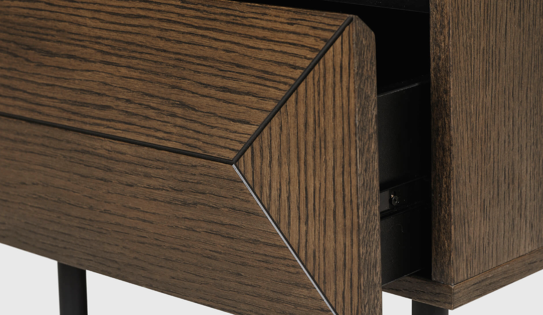 Nate Bedside Table Smoked Oak 3D model_5