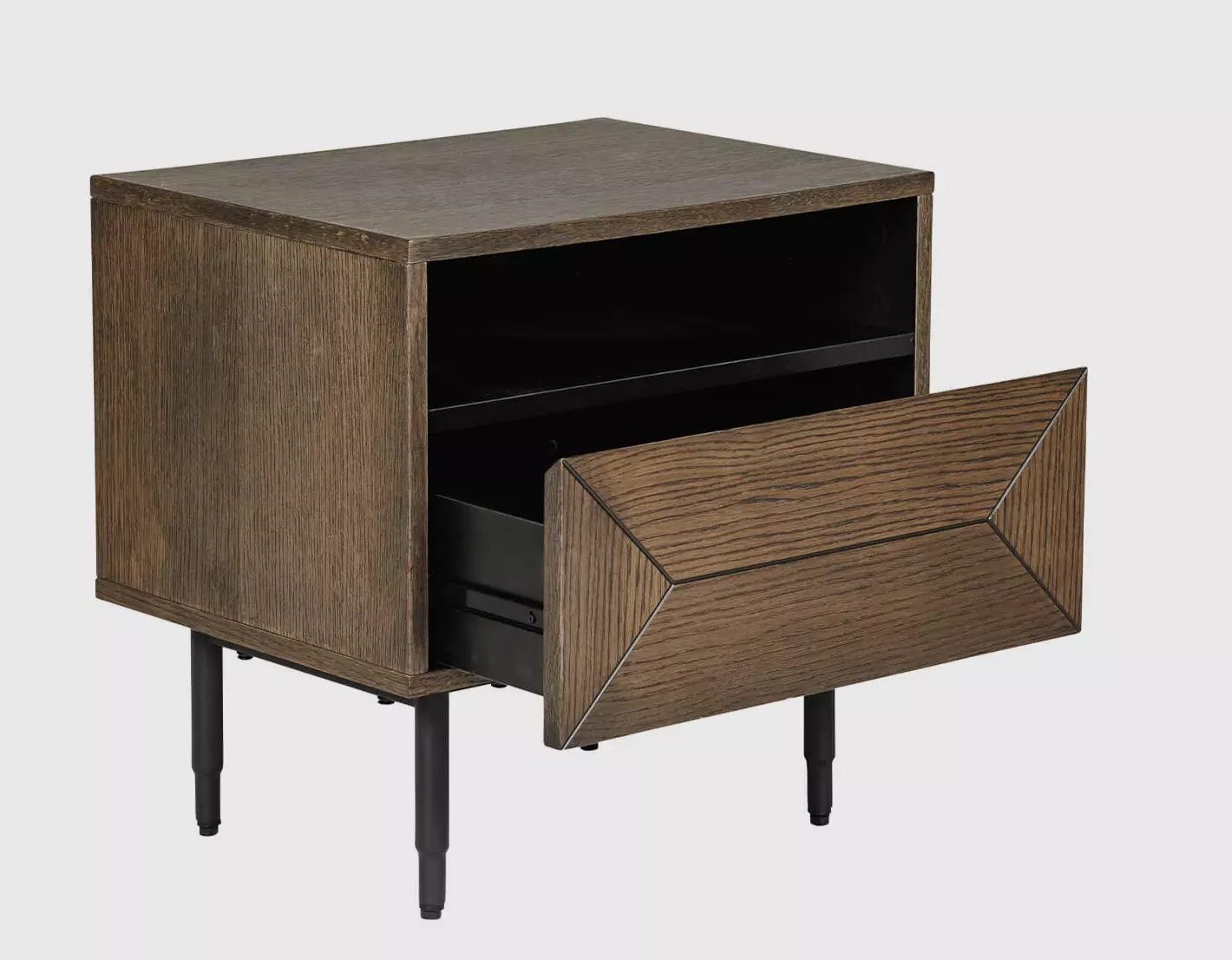 Nate Bedside Table Smoked Oak 3D model_0