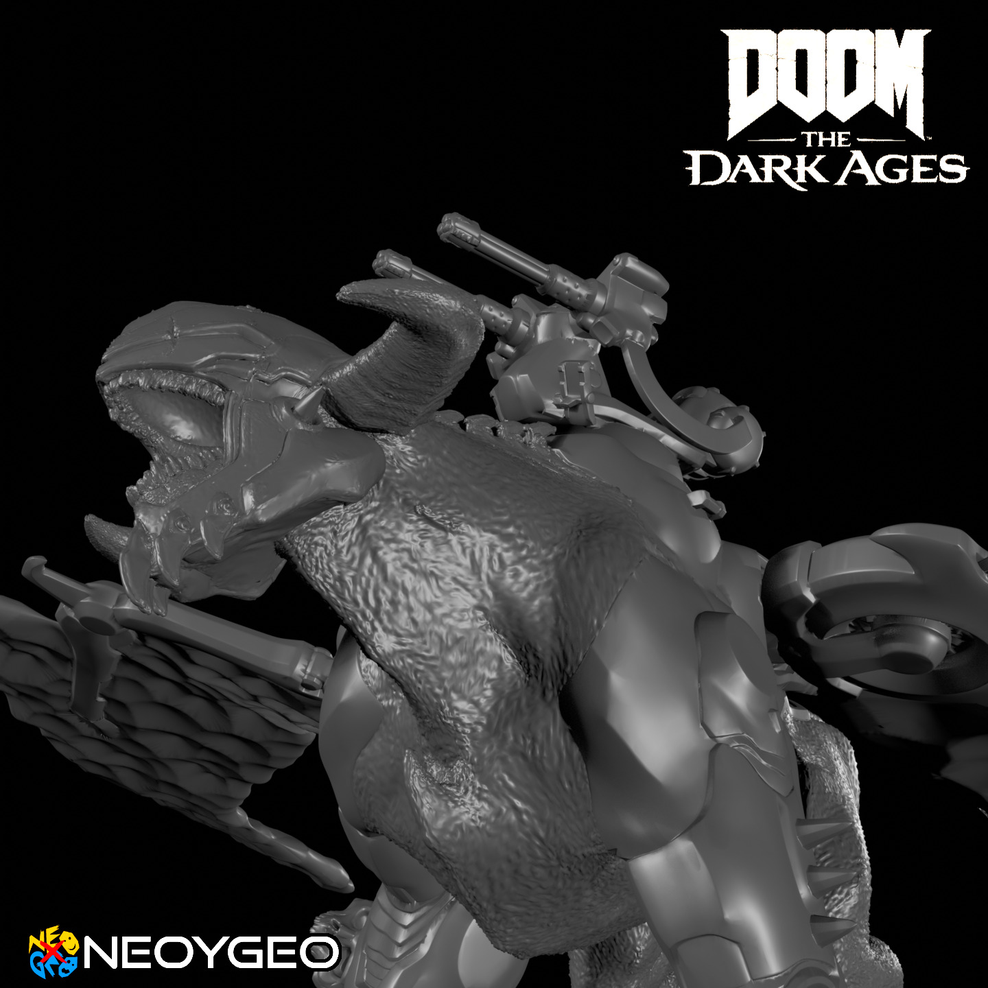 SERRAT MECHA DRAGON - DOOM THE DARK AGES 3D print model_1