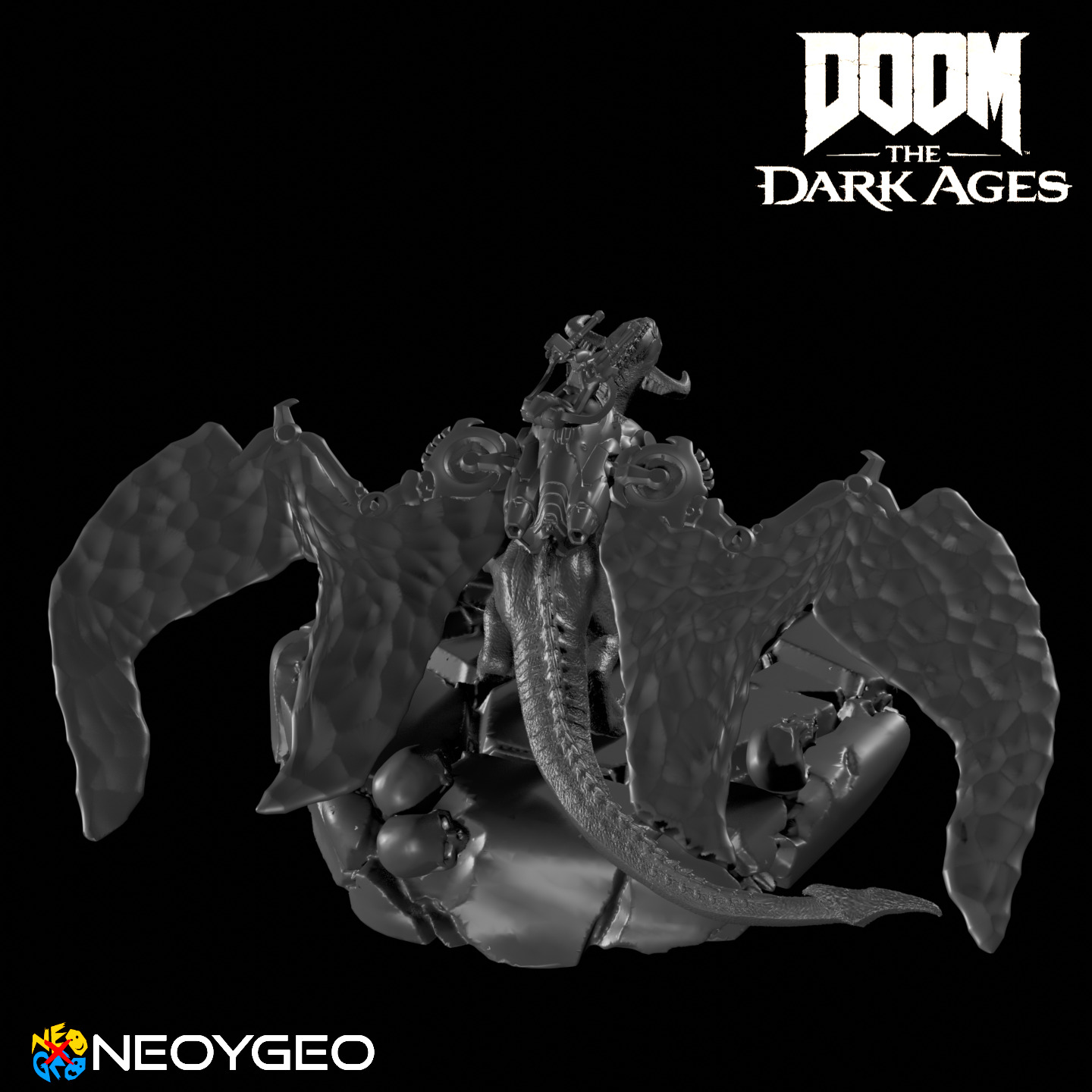 SERRAT MECHA DRAGON - DOOM THE DARK AGES 3D print model_4