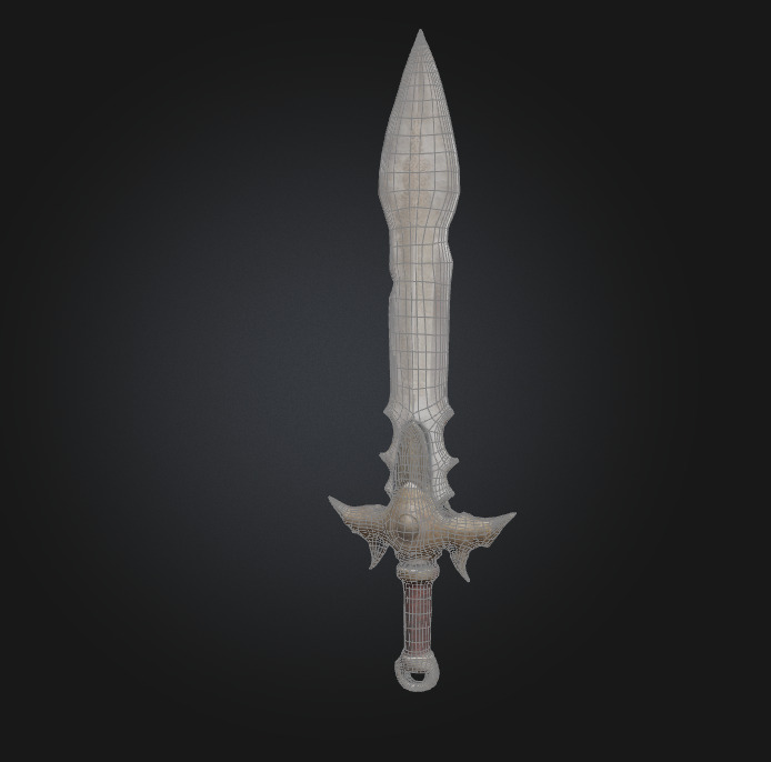 Rusted Relic Sword 3D model_1