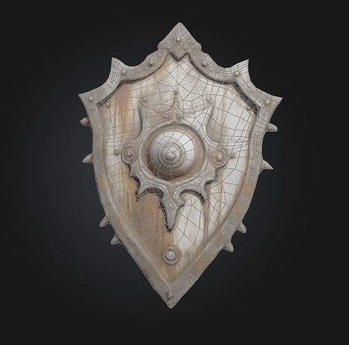 Medieval Guardian Shield 3D model