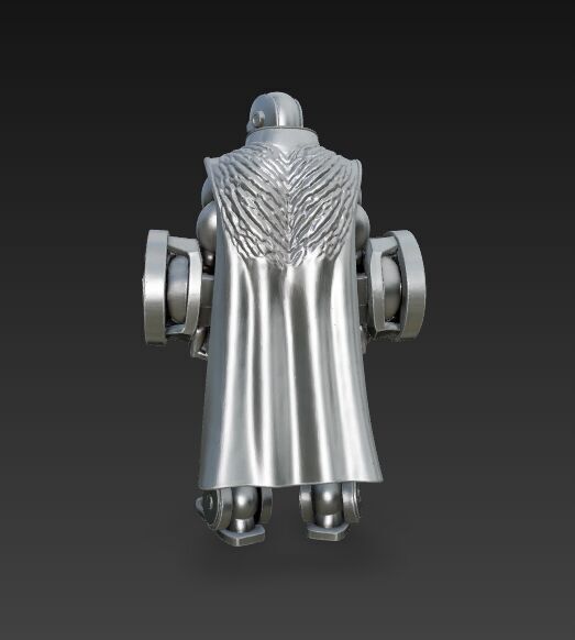 Cyber Hero Armor Retro Sci-Fi 3D Model 3D print model_19