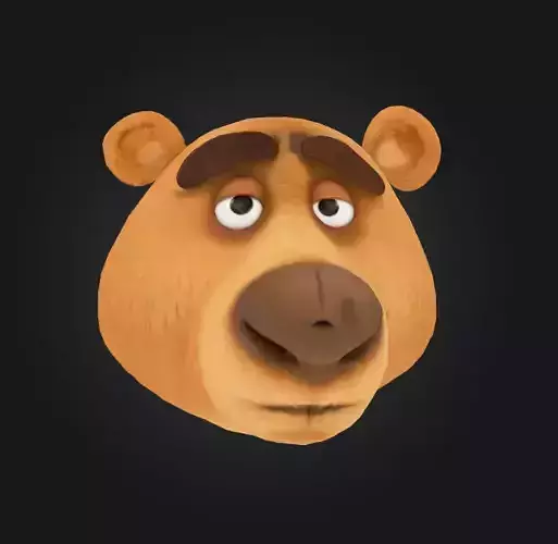 Cartoon Bear Head
