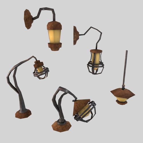 Low Poly Lamp Pack