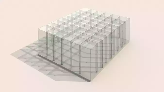 Apple Glass Cube