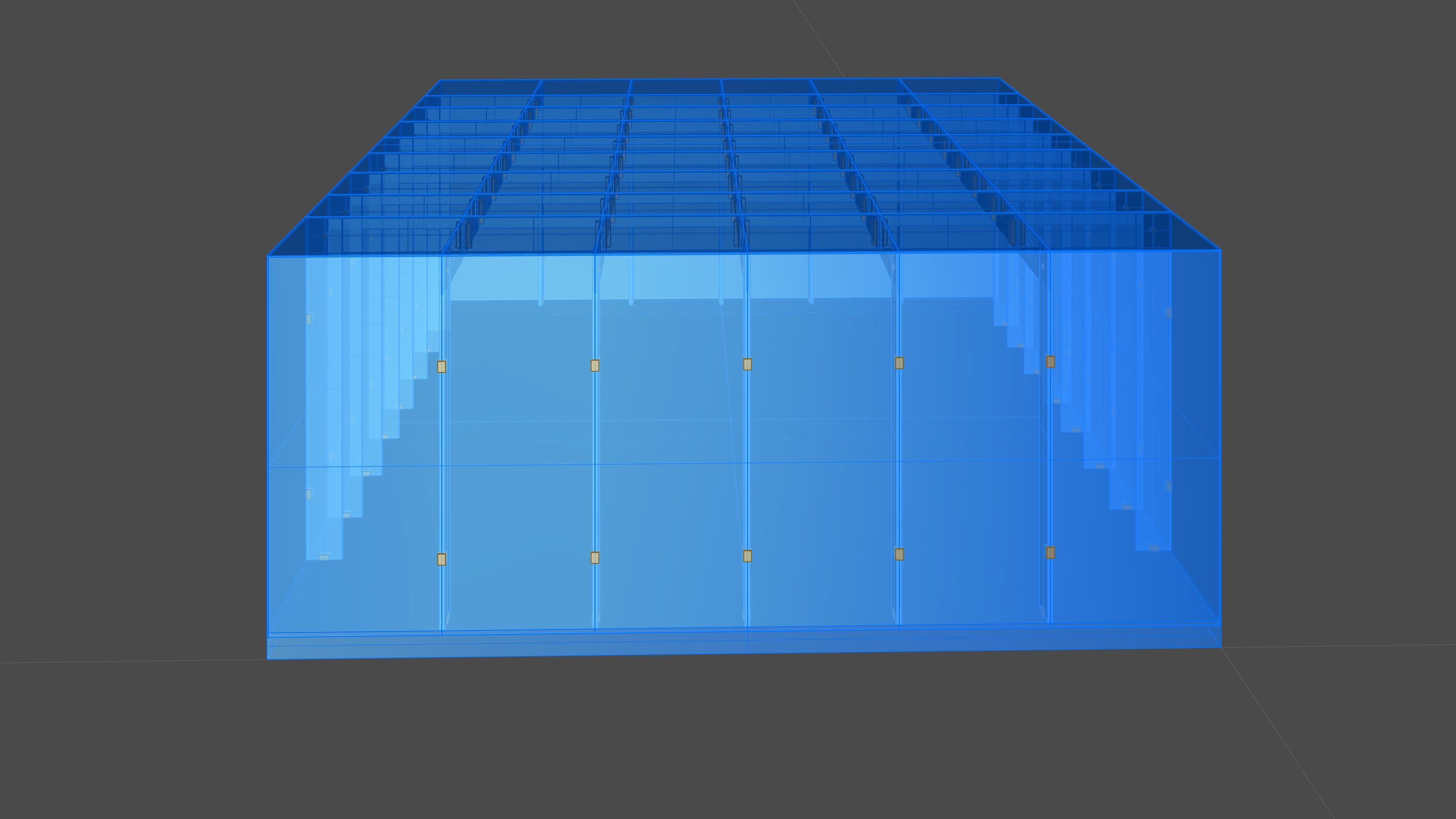 Apple Glass Cube 3D model_9