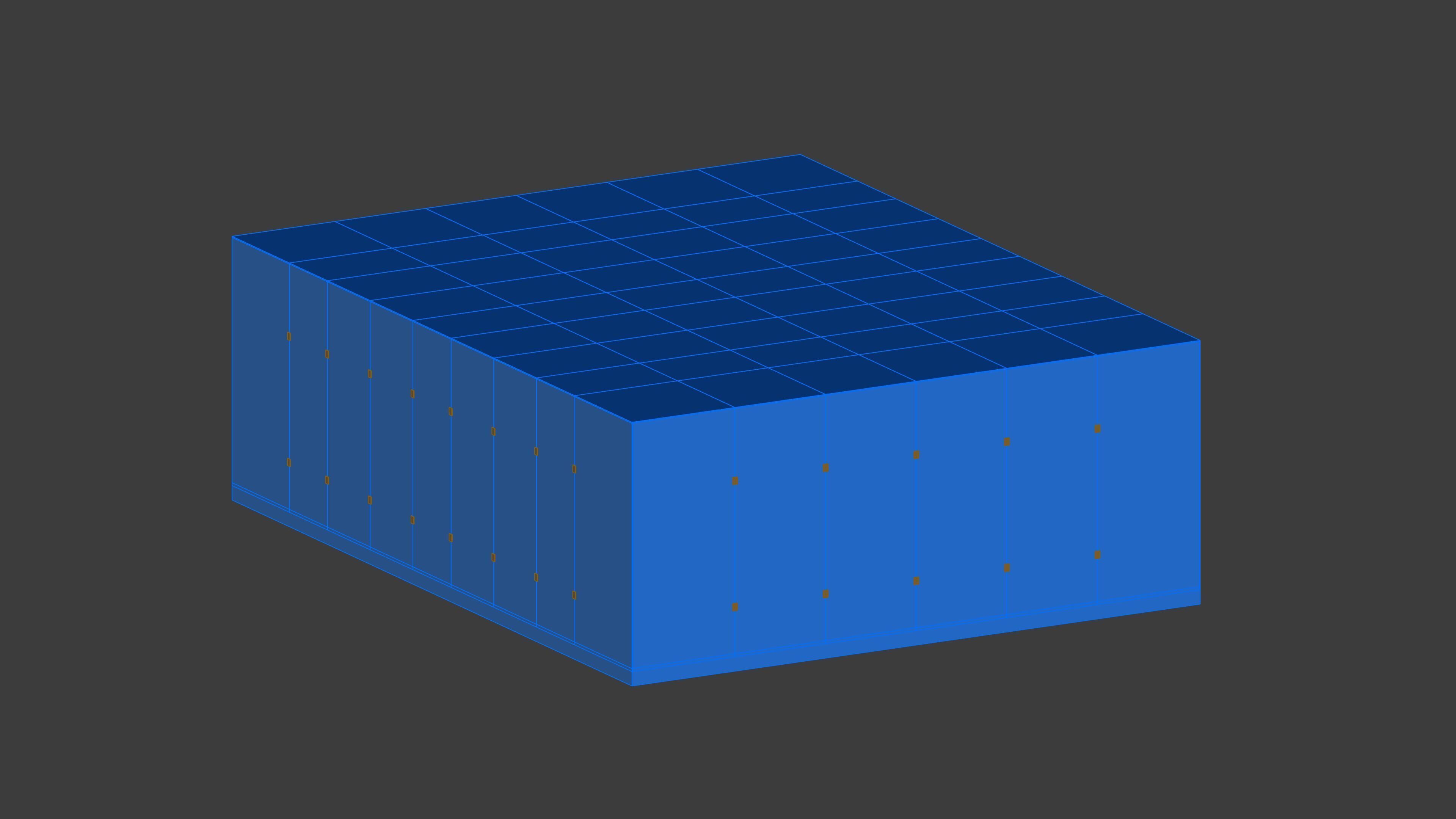 Apple Glass Cube 3D model_7