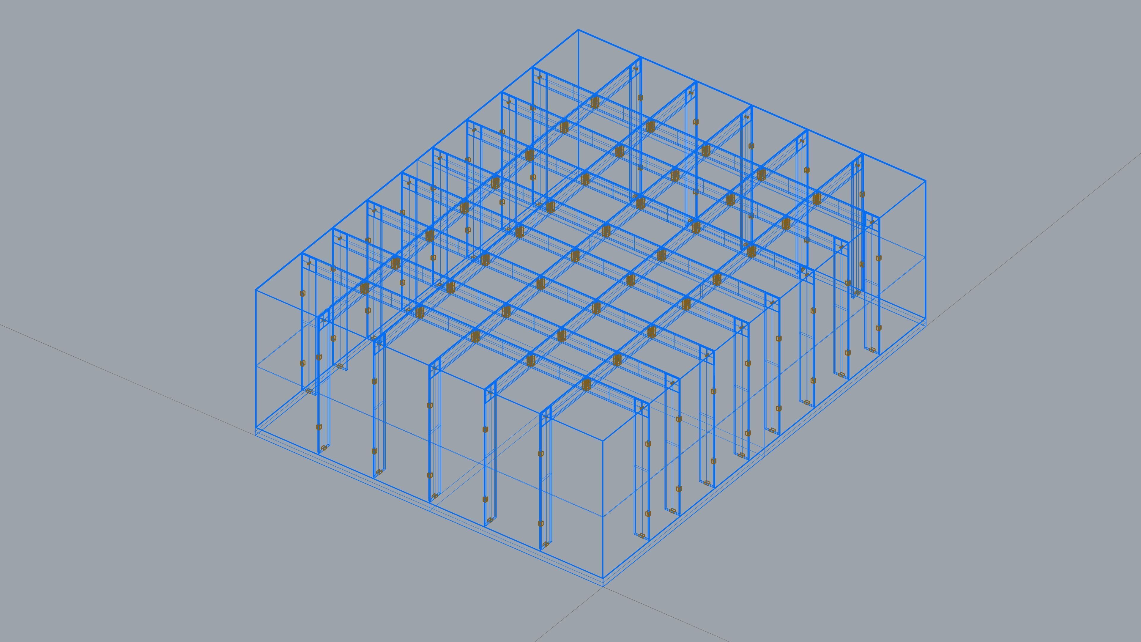Apple Glass Cube 3D model_4