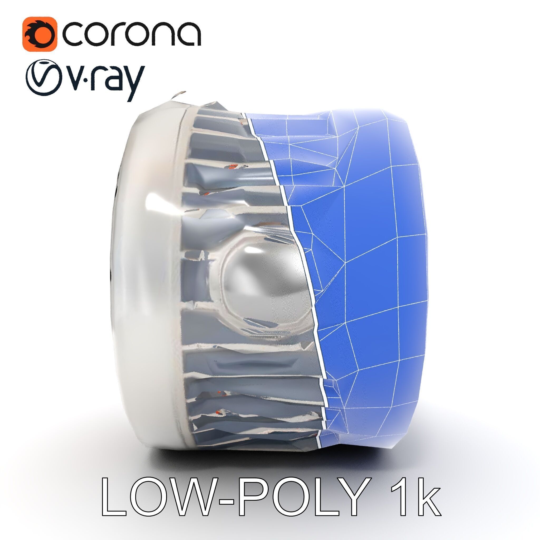 Electric Motor Model Pack High Detail and Precision Low-poly 3D model_26