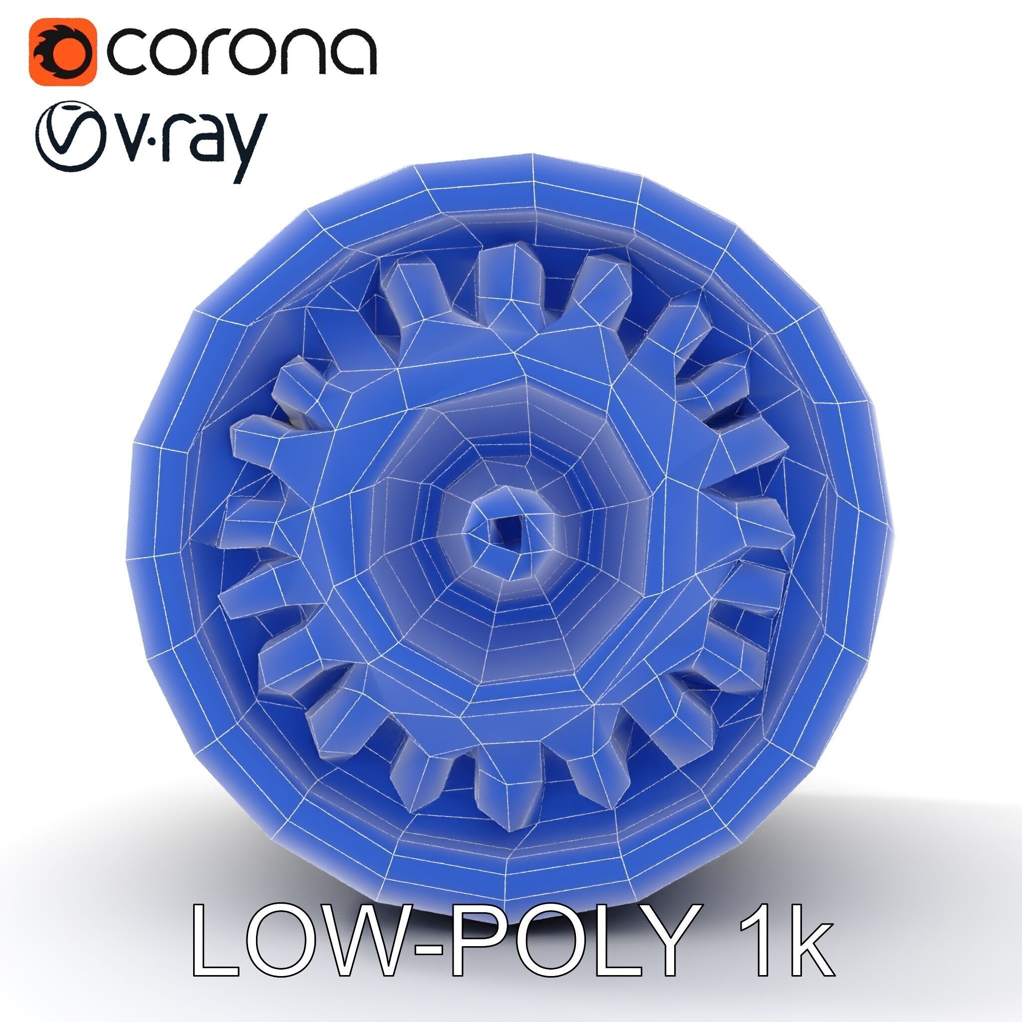 Electric Motor Model Pack High Detail and Precision Low-poly 3D model_28