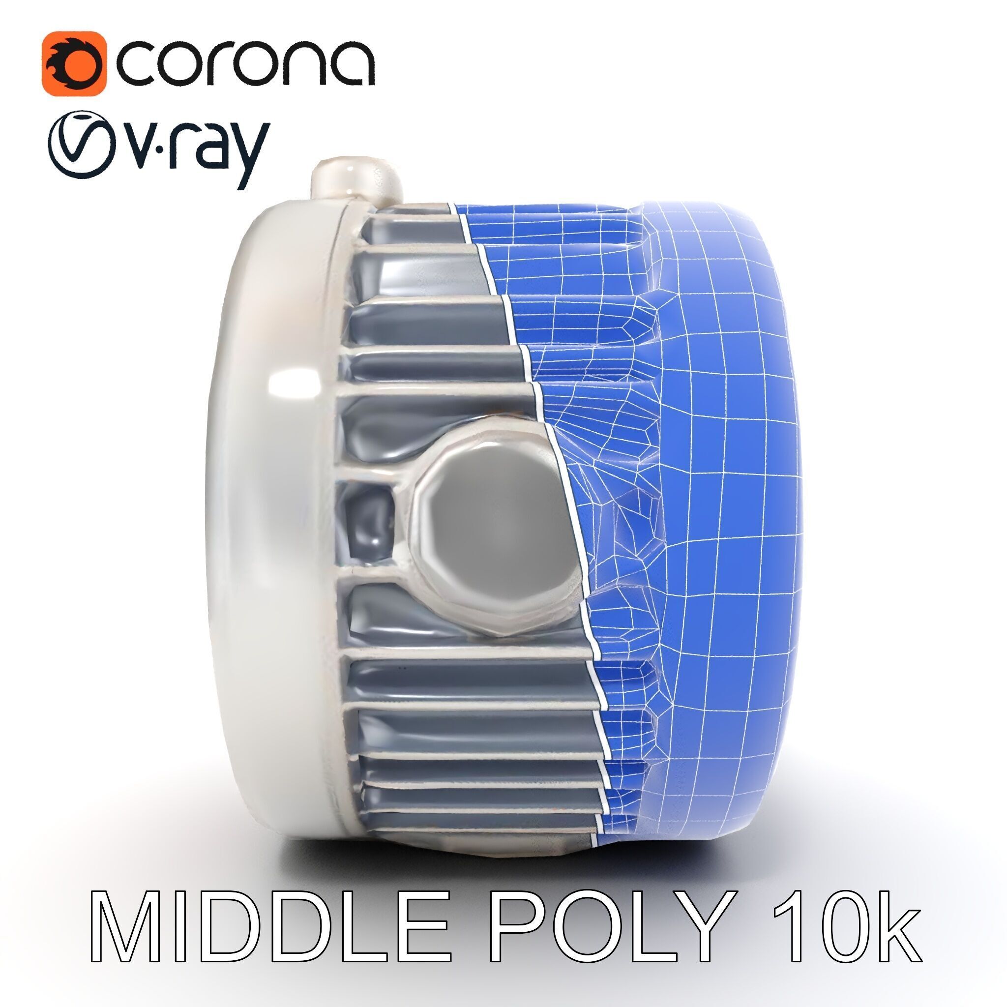 Electric Motor Model Pack High Detail and Precision Low-poly 3D model_27