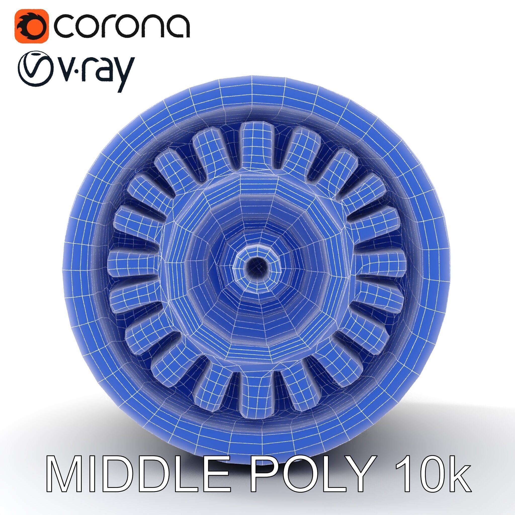 Electric Motor Model Pack High Detail and Precision Low-poly 3D model_30