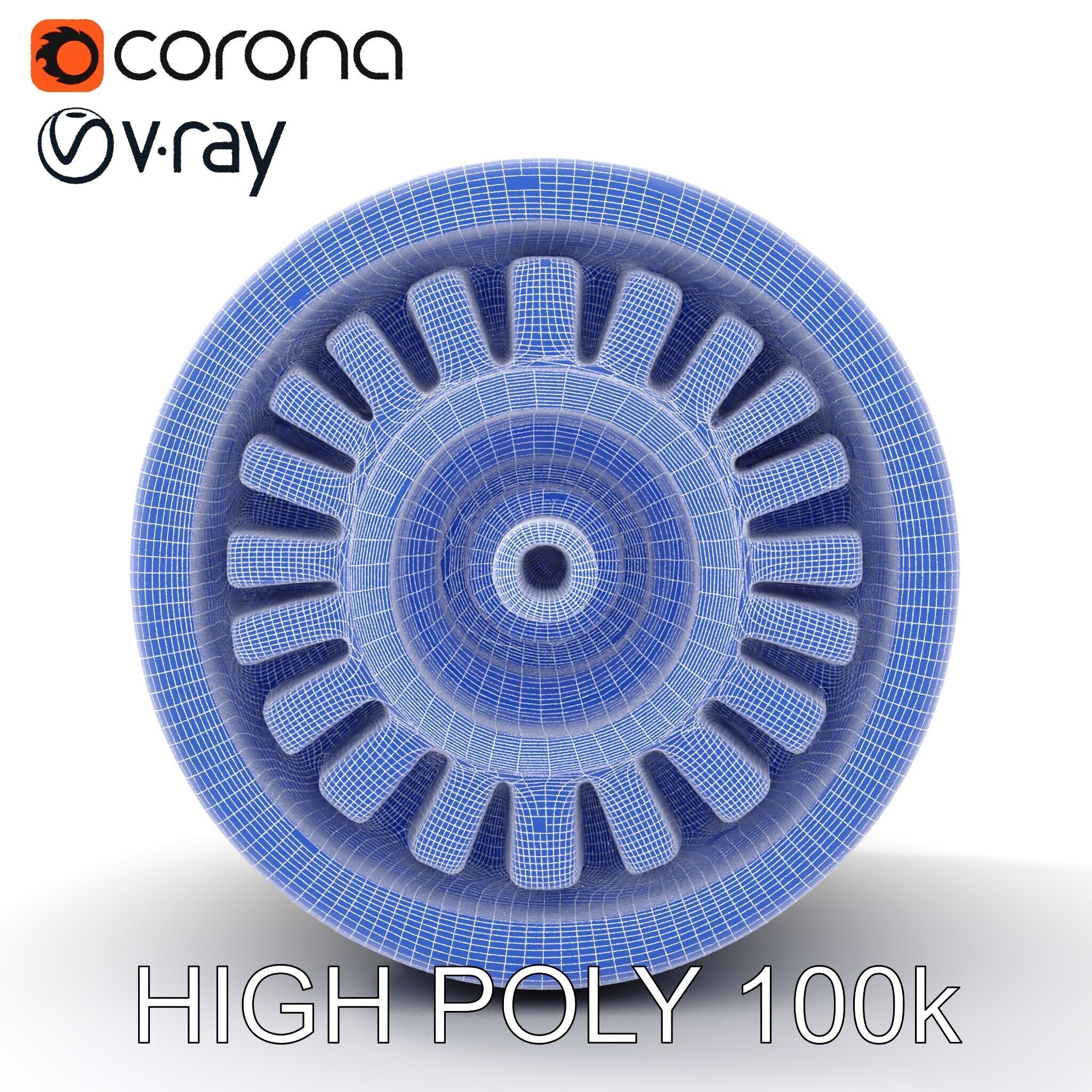 Electric Motor Model Pack High Detail and Precision Low-poly 3D model_29