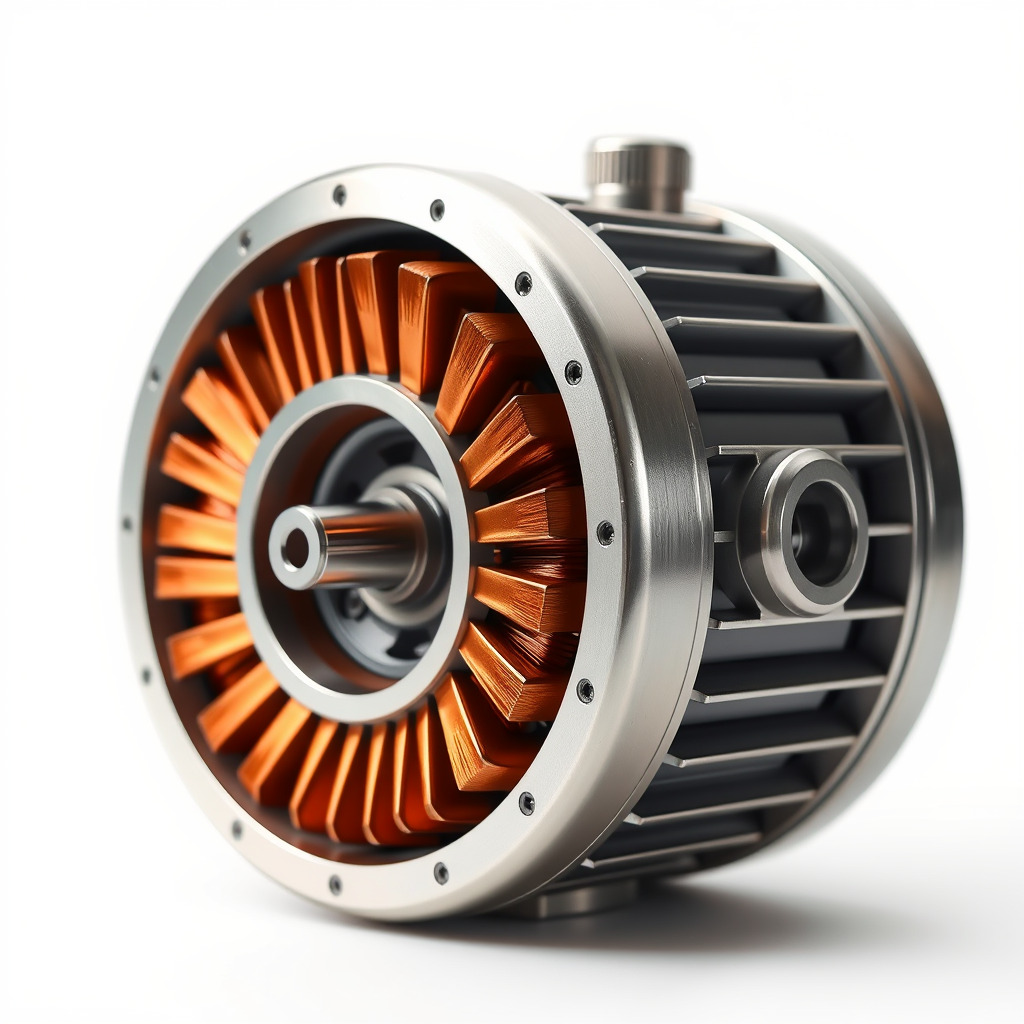 Electric Motor Model Pack High Detail and Precision Low-poly 3D model_2