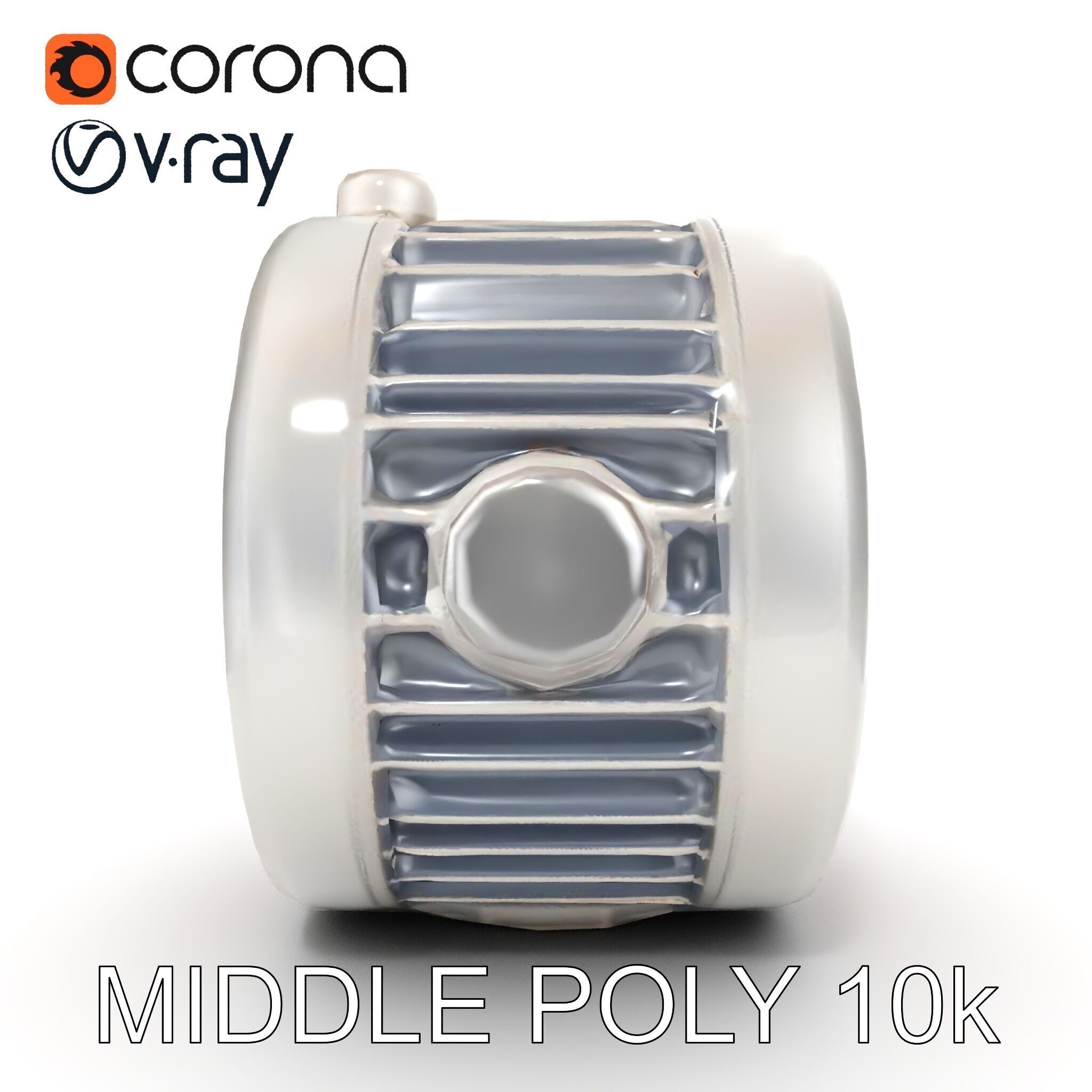 Electric Motor Model Pack High Detail and Precision Low-poly 3D model_6