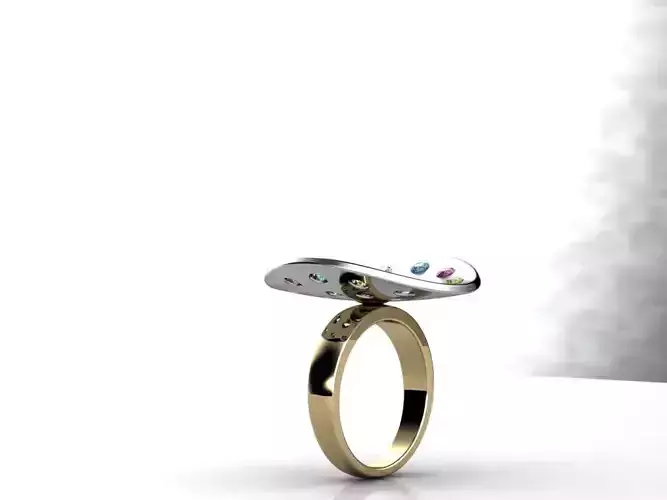 Fashion Ring 3 parts