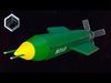 GBU 43B Massive Ordnance Air Blast  Low-poly 3D model_1