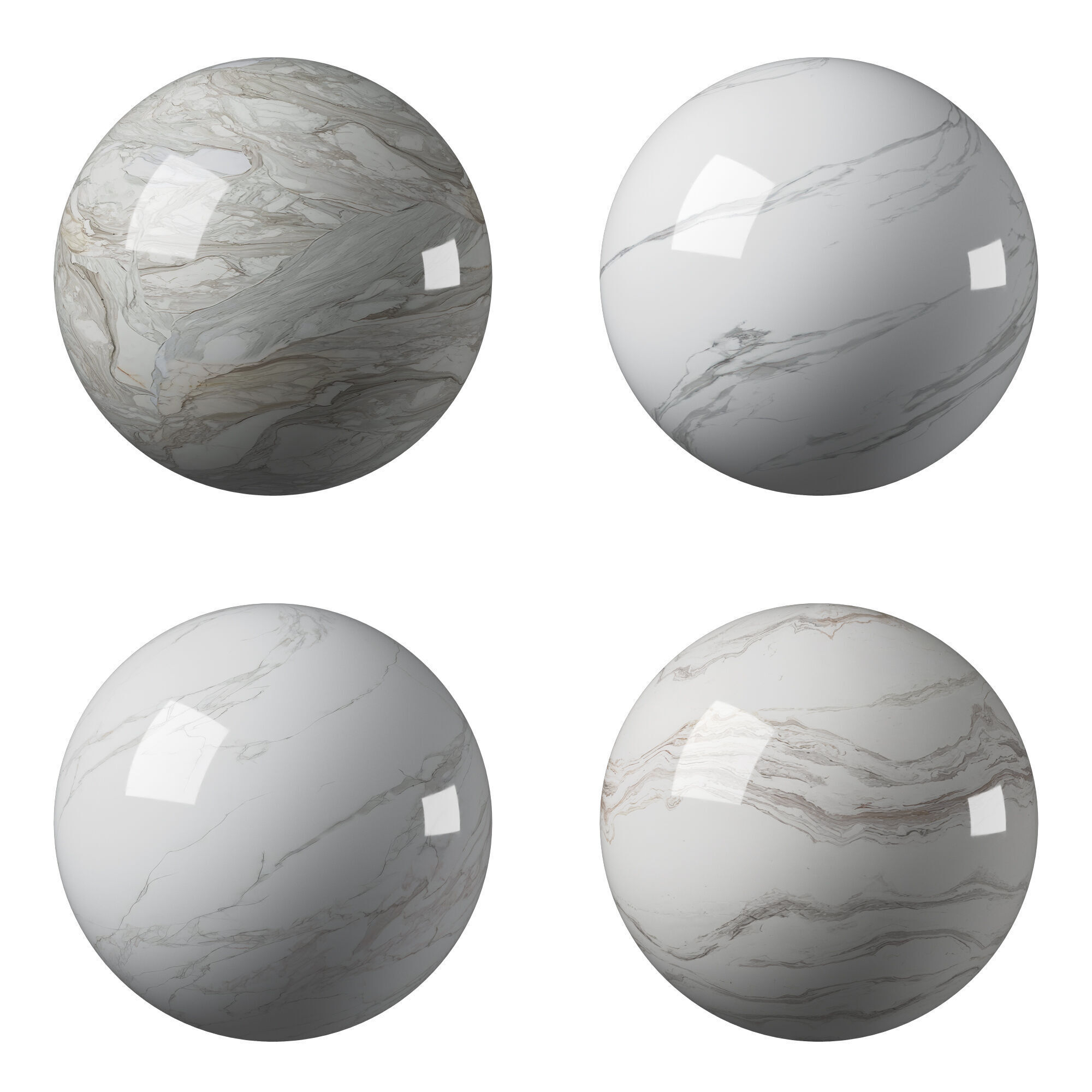 Marble Porcelain tiles set 44 Texture_1