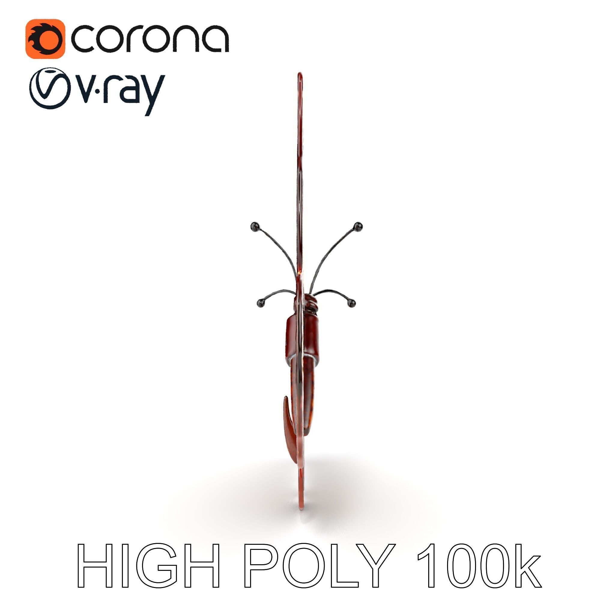 Monarch Butterfly D Model Pack Low-poly 3D model_16