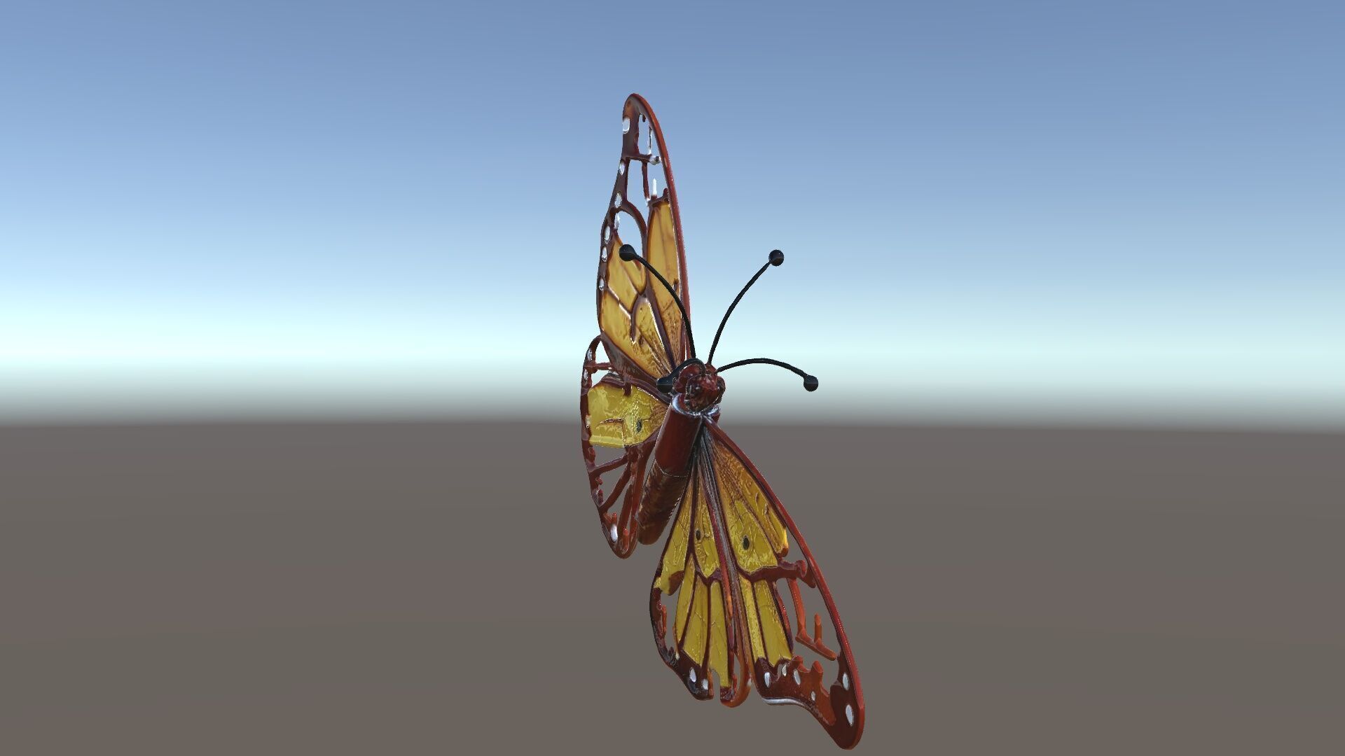 Monarch Butterfly D Model Pack Low-poly 3D model_5