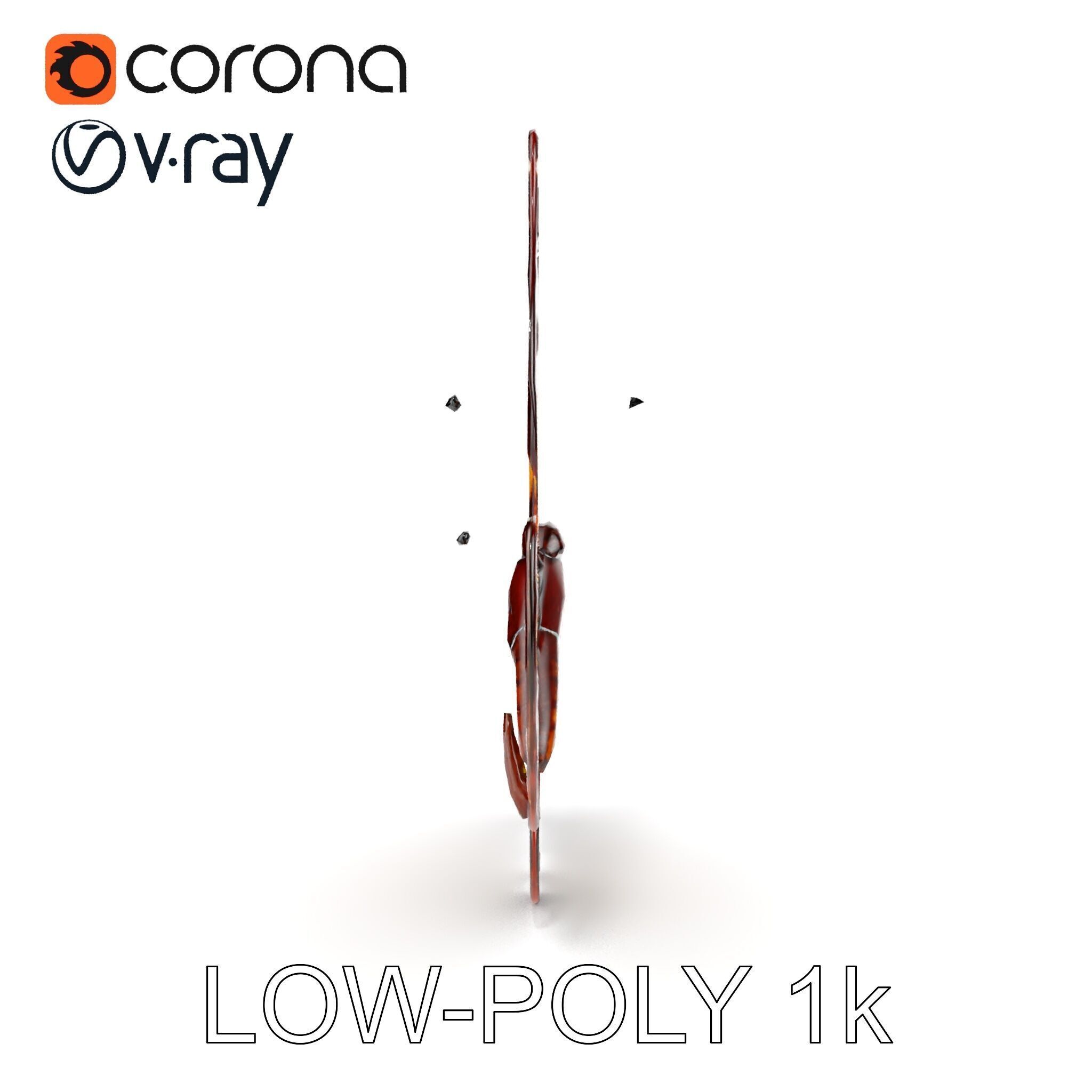 Monarch Butterfly D Model Pack Low-poly 3D model_18