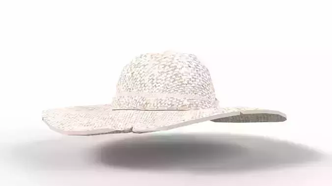 Realistic Hat Low-poly 3D model