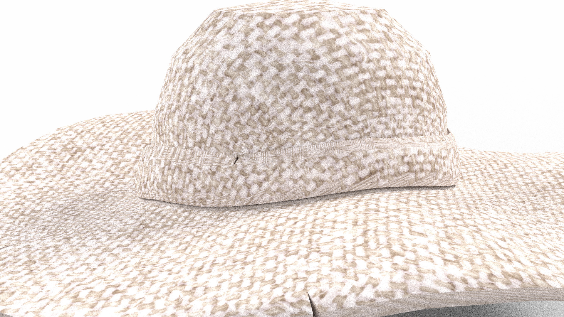 Realistic Hat Low-poly 3D model_5