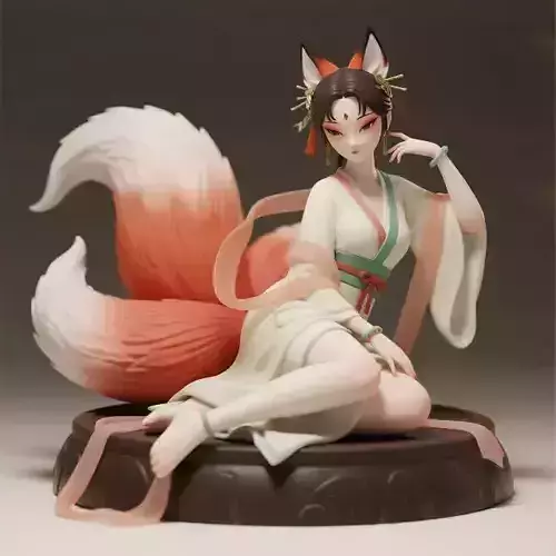 873 Fox Spirit Woman in Pu Song Ling Style beast
