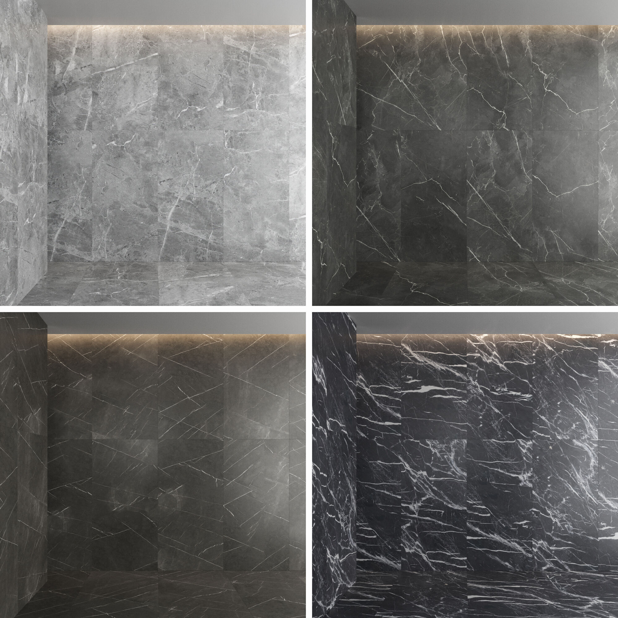 Marble Porcelain tiles set 46 Texture_2