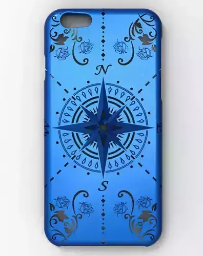 iPhone 6 case compass rose