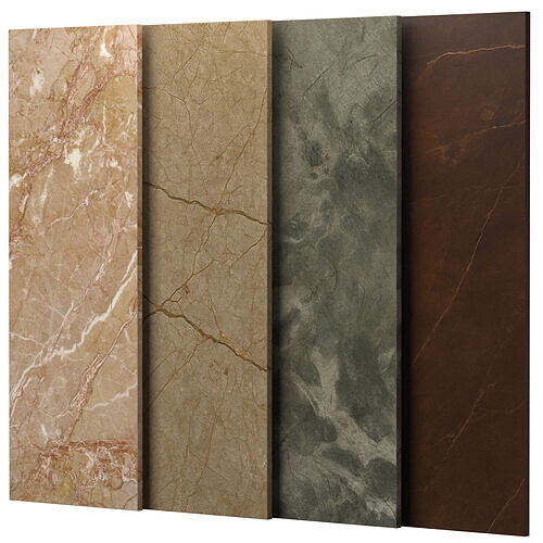 Marble Porcelain tiles set 48 Texture