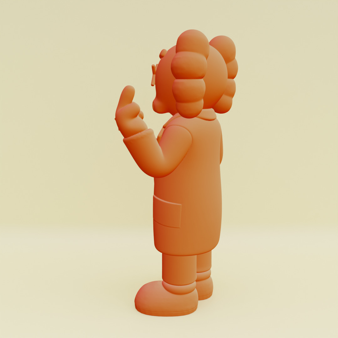 KAWS Rick Sanchez The Scientist Figure Toys Printable 3D print model_5