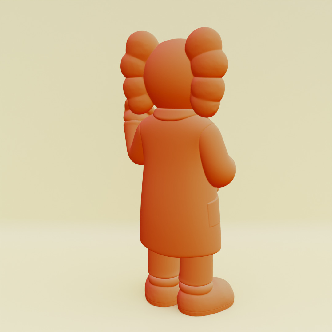 KAWS Rick Sanchez The Scientist Figure Toys Printable 3D print model_8